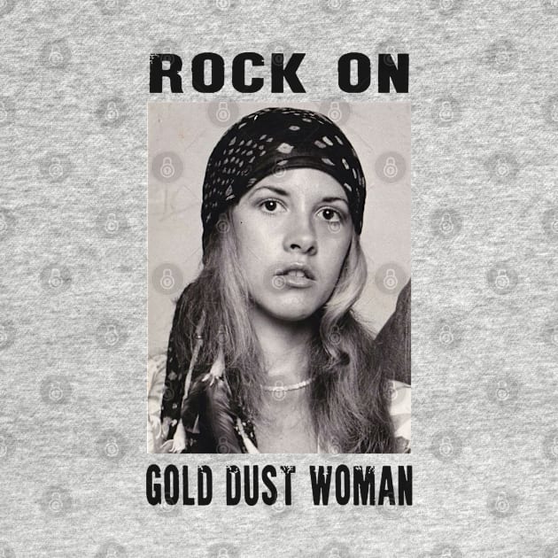 STEVIE NICKS ROCK ON GOLD DUST WOMAN by DONIEART